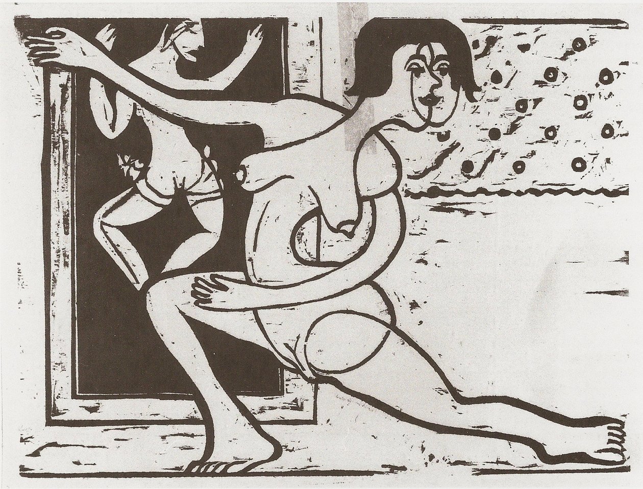 ممارسة الراقصة بواسطة إرنست لودفيج كيرشنر