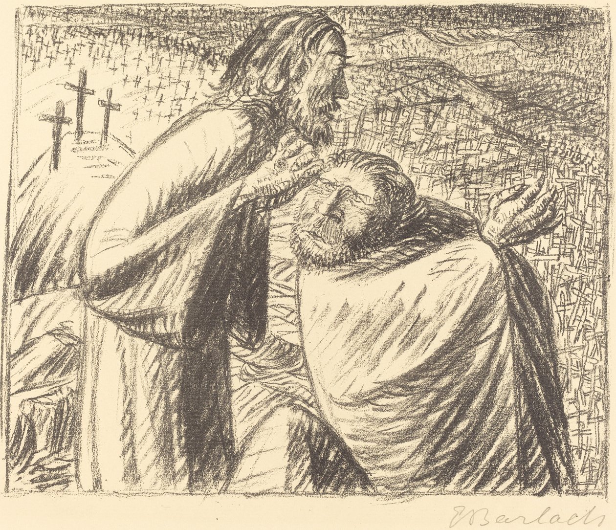 في عام 1916 بعد ولادة المسيح. بواسطة إرنست بارلاخ