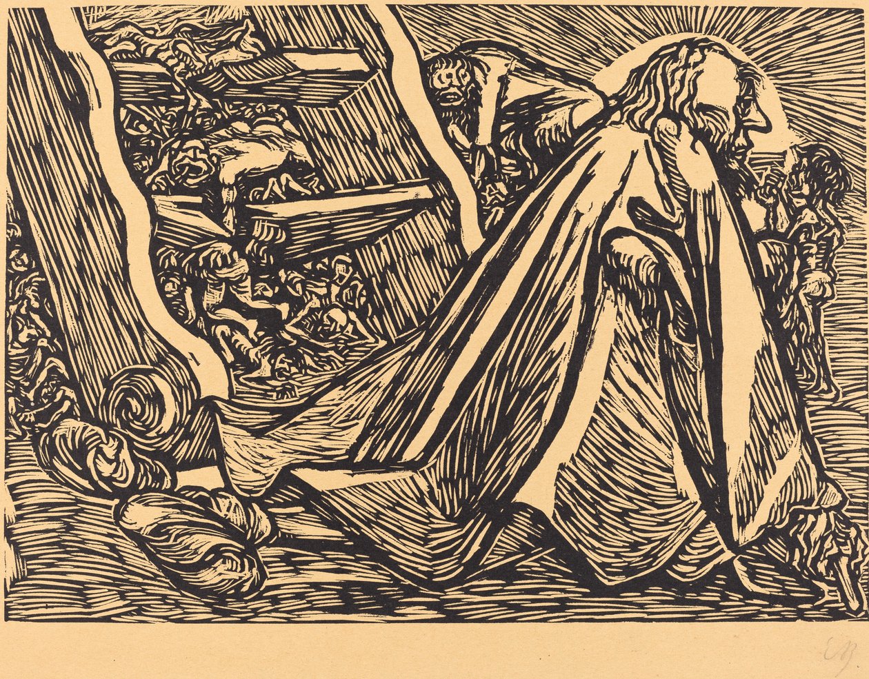 المتسول الالهي ، 1921. بواسطة إرنست بارلاخ