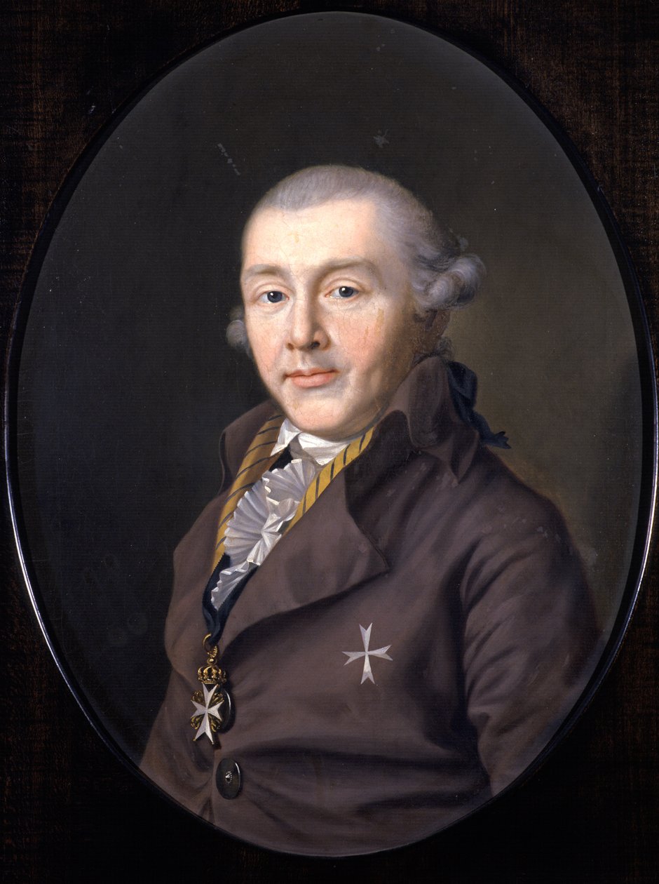 صورة للأمير أوغست فون ساشسن-جوتا-ألتنبيرج ، 1795 بواسطة إرنست كريستيان سبيخت