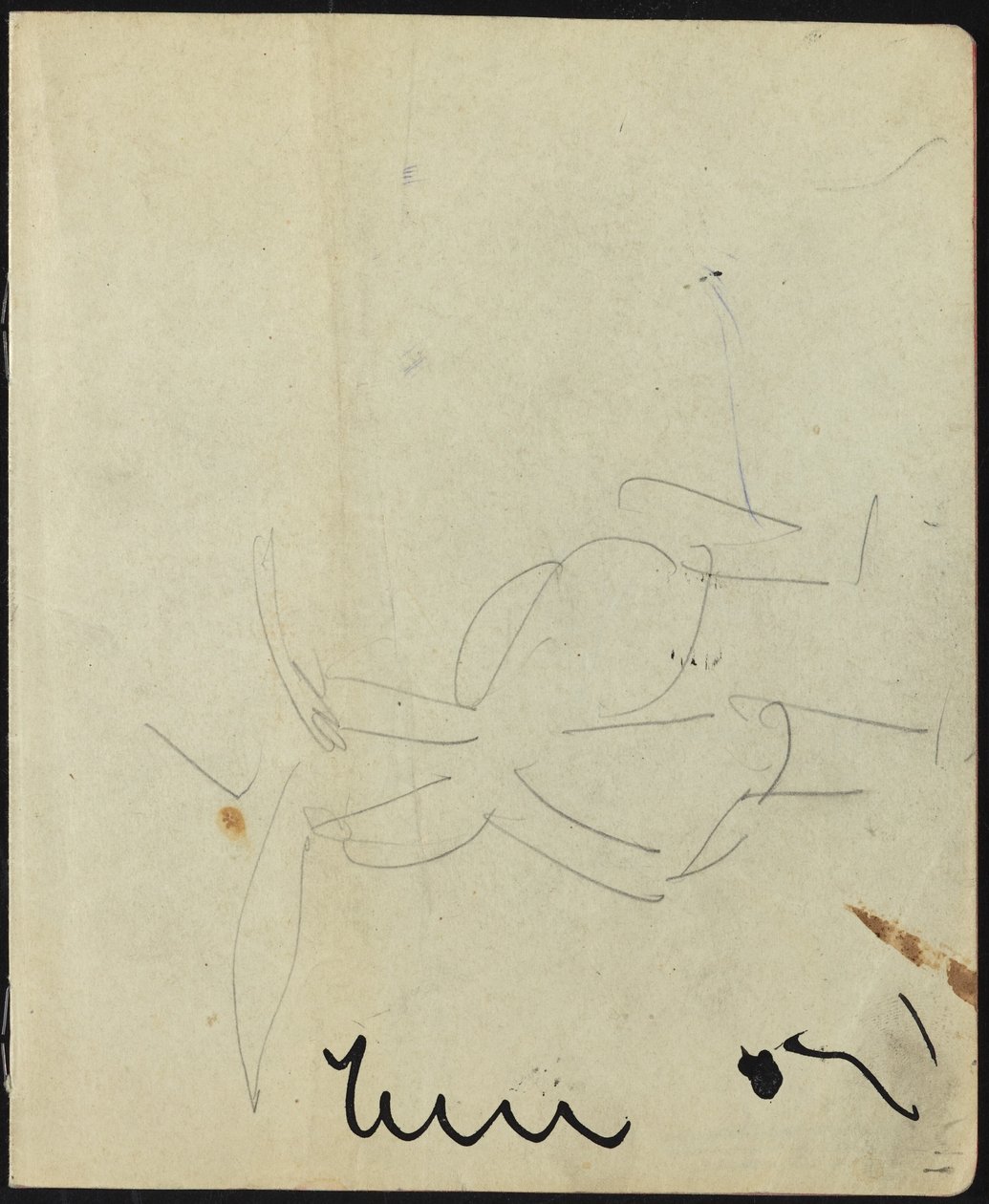 صفحة الراقصين وفناني الأداء من كراسة الرسم ، ج. 1911. بواسطة إرنست لودفيج كيرشنر