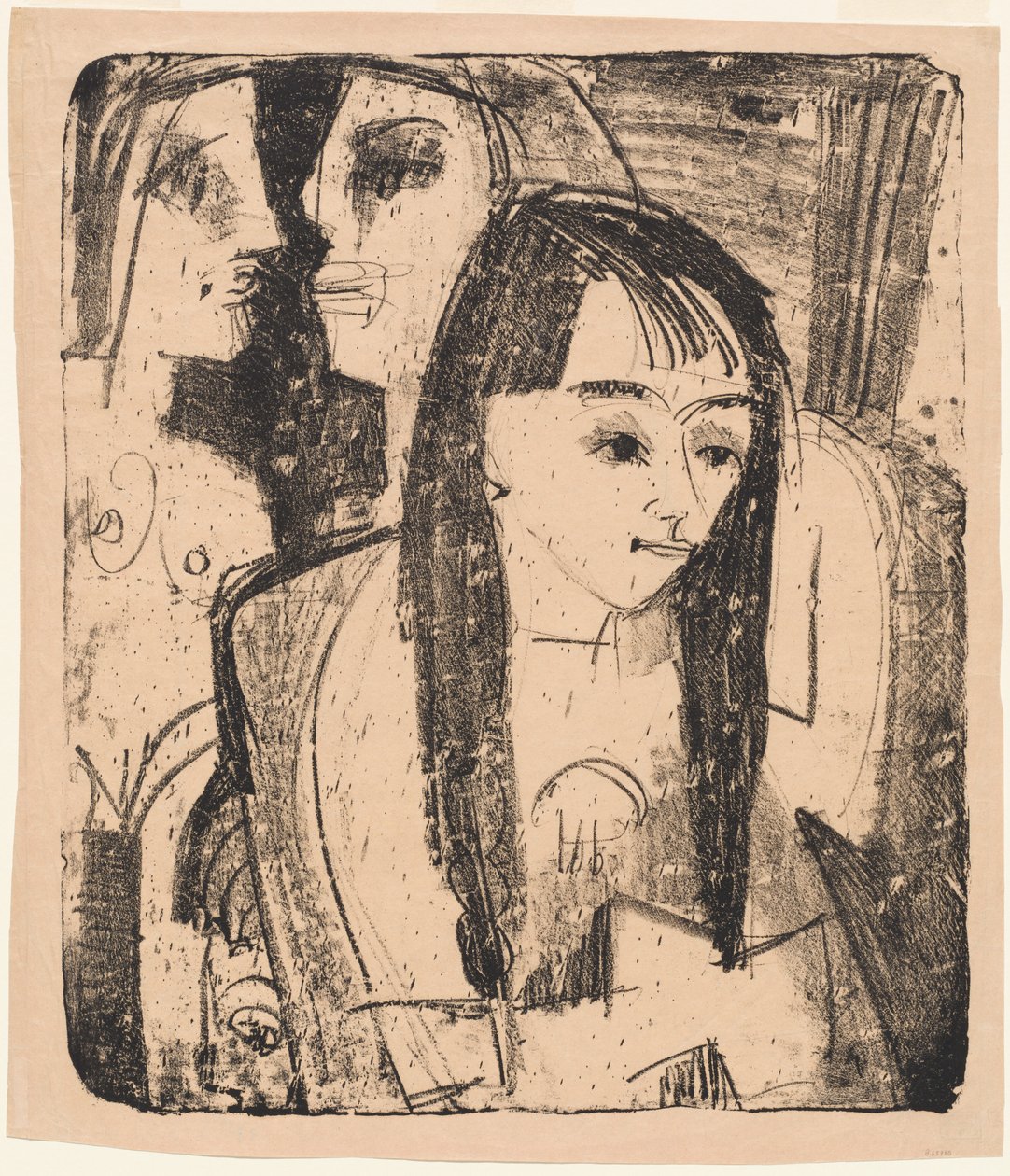 صورة لفتاة ، 1921. بواسطة إرنست لودفيج كيرشنر