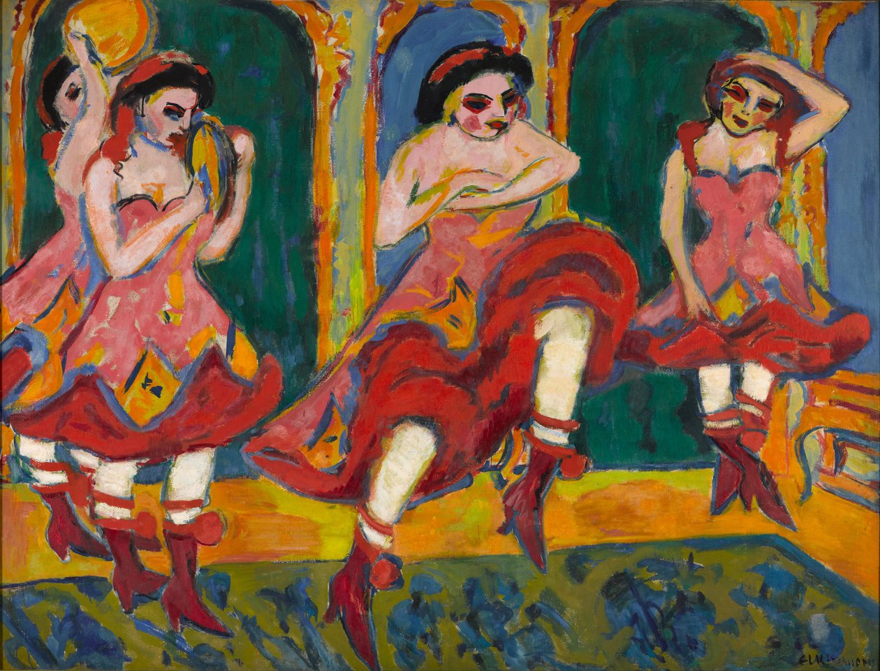 الراقصون Czardas ، 1908-1920 بواسطة إرنست لودفيج كيرشنر