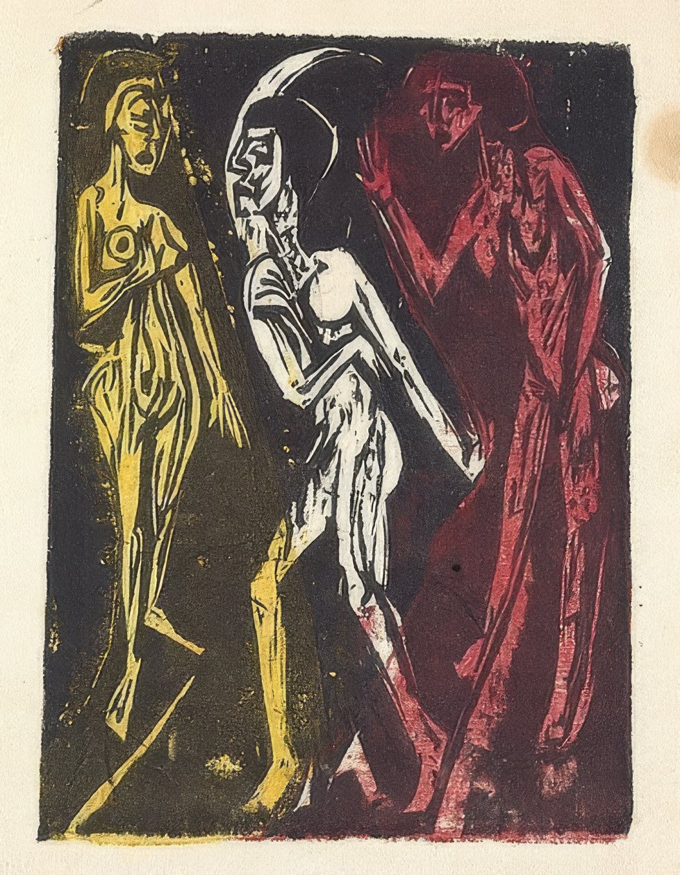 الرقص بين النساء. 1919 بواسطة إرنست لودفيج كيرشنر
