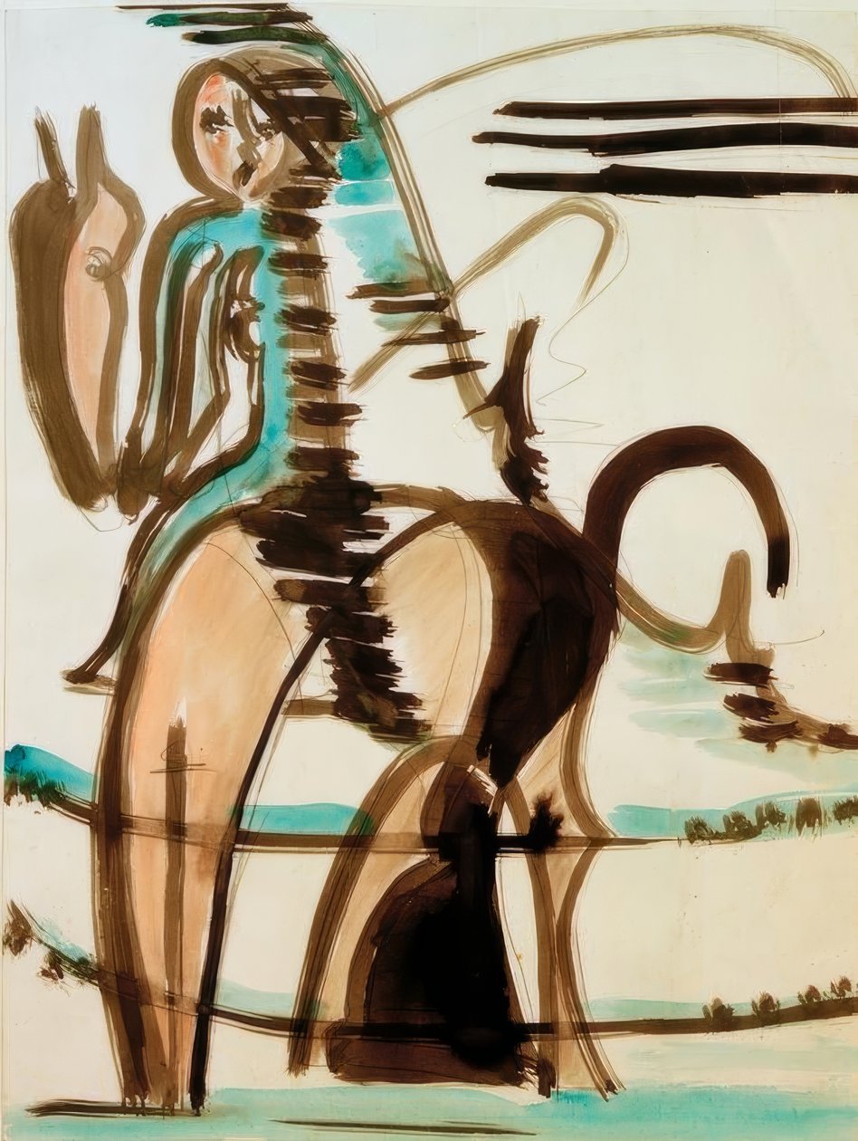 The Rider (الإصدار الرئيسي الأول) بواسطة إرنست لودفيج كيرشنر