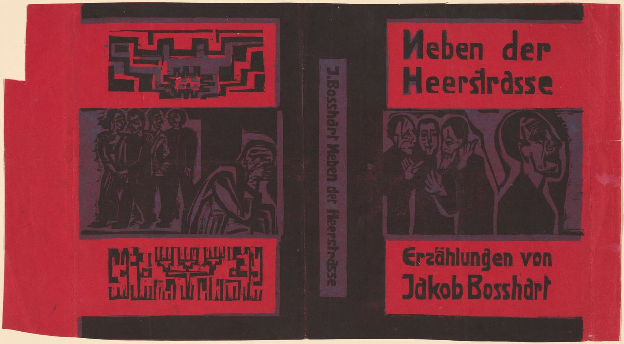 Jakob Bosshart: Neben der Heerstrasse (Jakob Bosshart: بالقرب من الشارع الرئيسي) بواسطة إرنست لودفيج كيرشنر