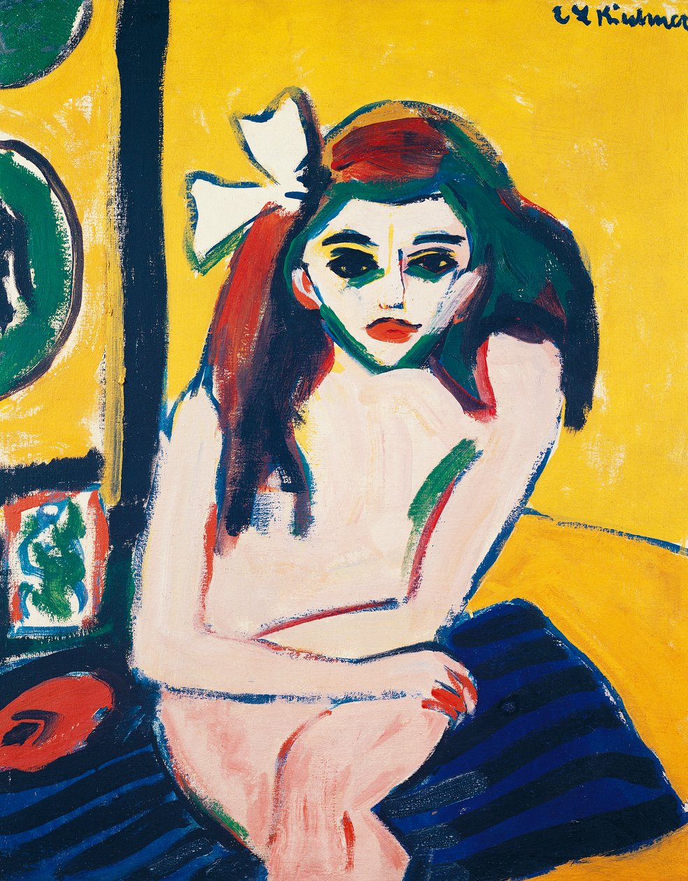 Marcella, by Ernst Ludwig Kirchner (1880-1938) بواسطة إرنست لودفيج كيرشنر