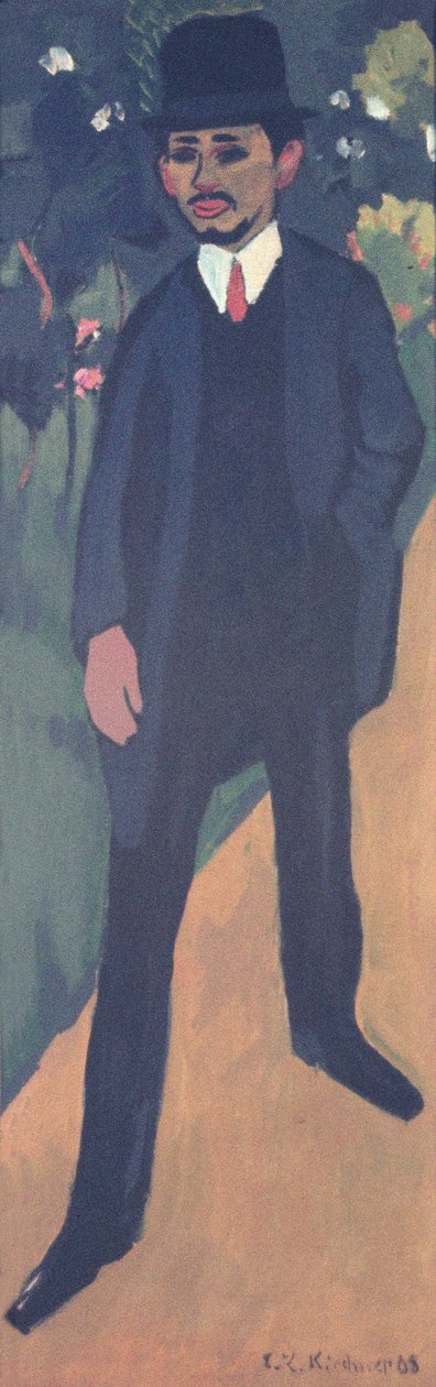 صورة إريك هيكل (1883-1970) 1911 بواسطة إرنست لودفيج كيرشنر