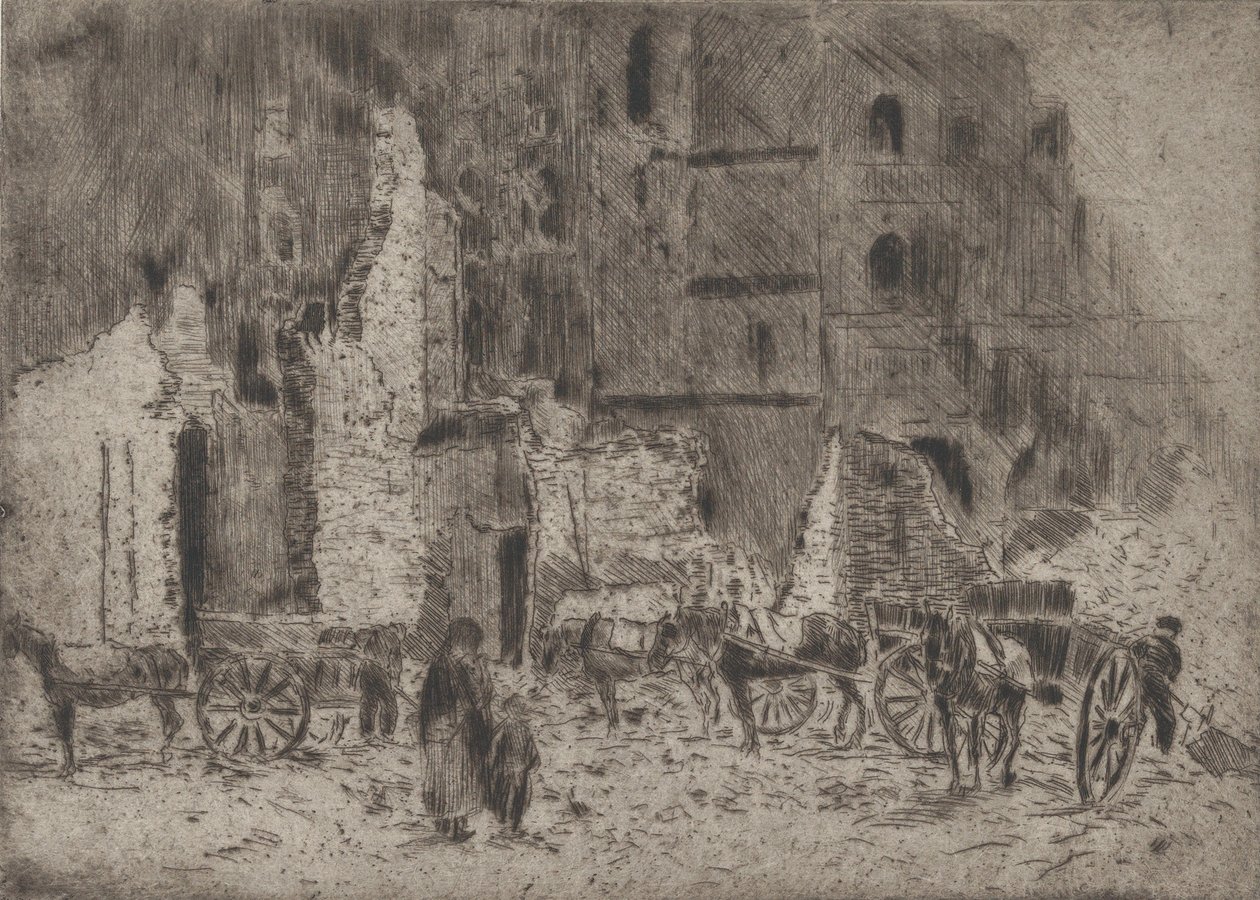 ليل: الخراب ، 1916. بواسطة إرنست أوبلر