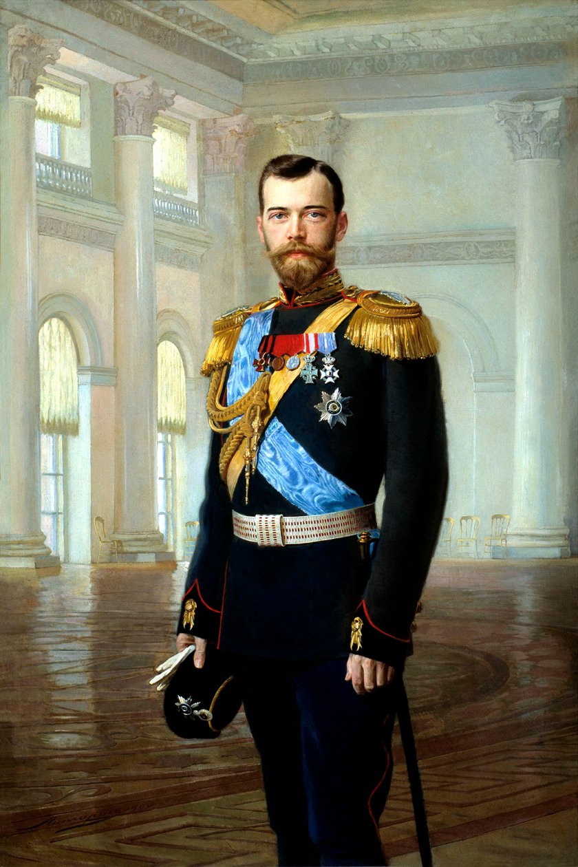 صورة للإمبراطور نيكولاس الثاني ، 1900 بواسطة إرنست فون ليبهارت