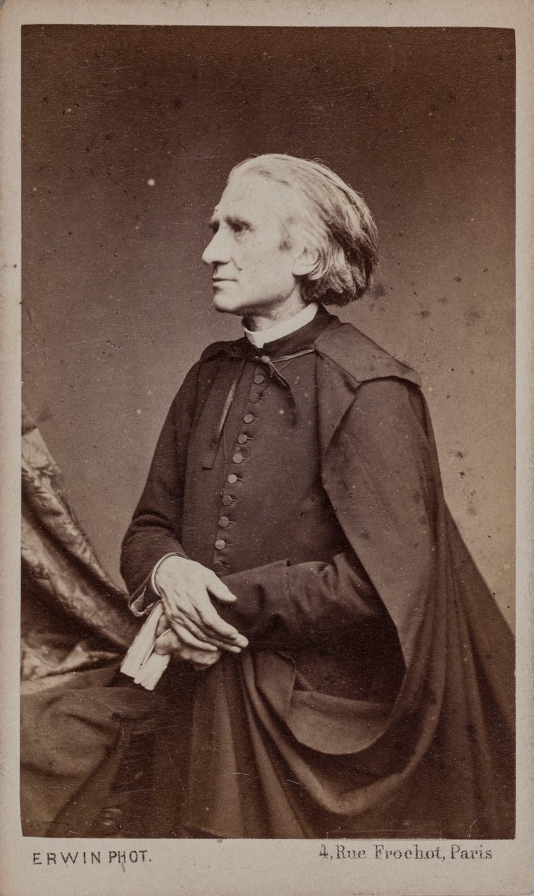 صورة للملحن فرانز ليزت 1811-1886. بواسطة اروين هانفستاينجل