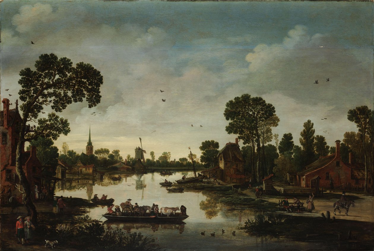 عبارة الماشية العبارة بواسطة Esaias van de Velde