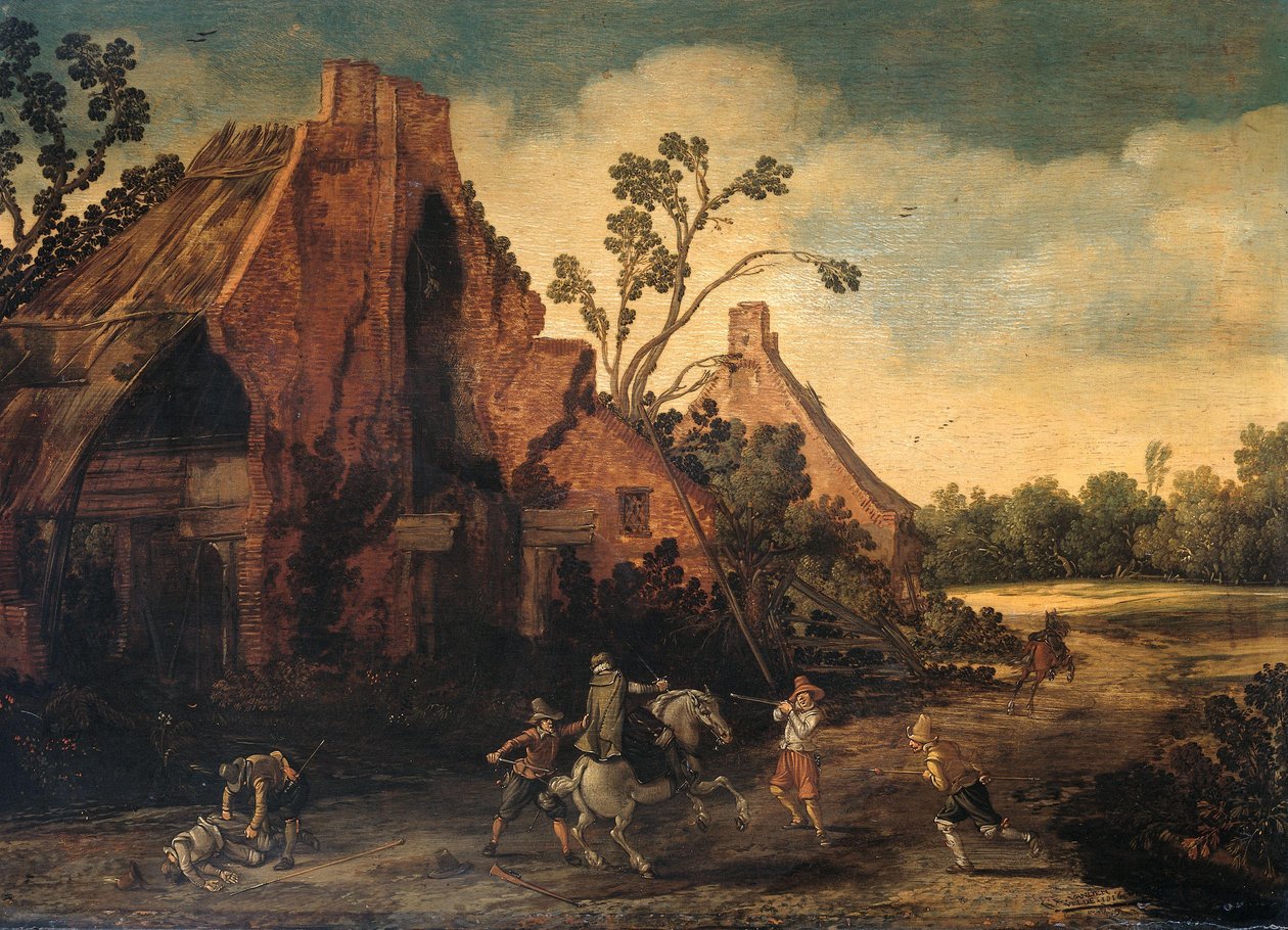 السرقة بواسطة Esaias van de Velde
