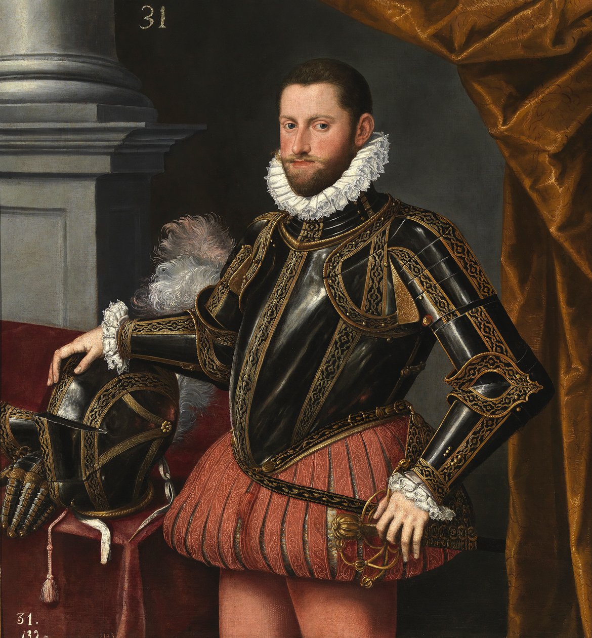 الأرشيدوق دييغو ارنستو من النمسا بواسطة Estilo de Alonso Sanchez Coello