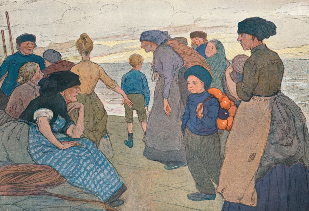 "يوركشاير فيشرفولك" ، عام 1900 بواسطة اثيل كيت بيرجس