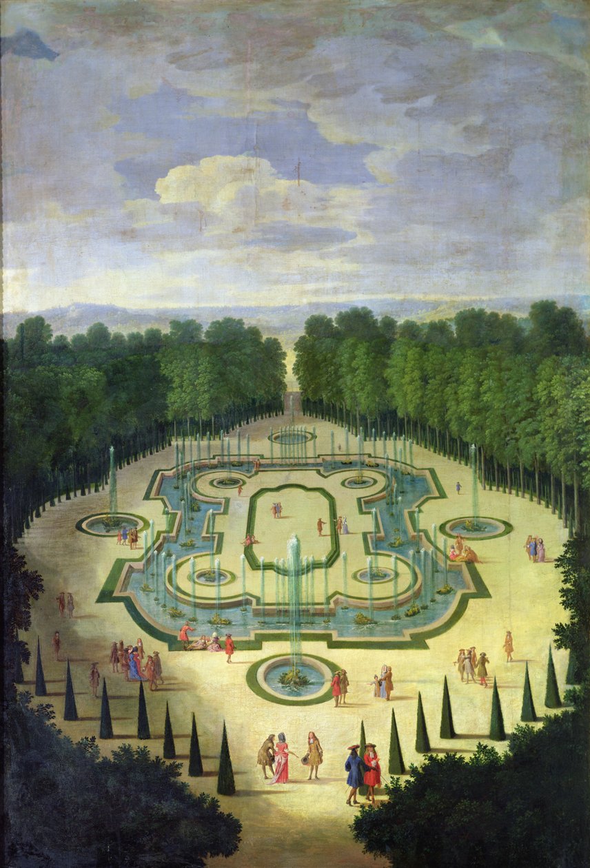 The Salle des Festins or Salle du Conseil ، c.1688 بواسطة إتيان أليجرين