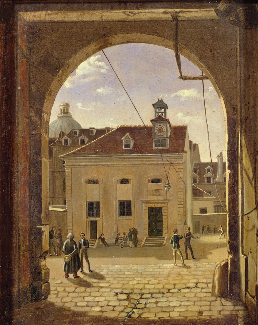 مؤسسة سانت باربي ، شارع دي ريمس ، عام 1824 بواسطة إتيان بوحوت