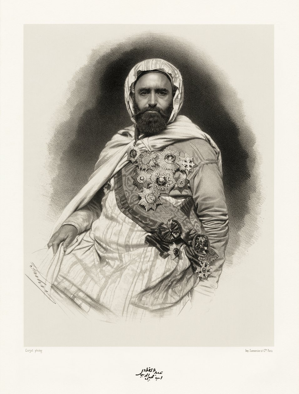 Abd-El-Kader, 1865-66  بواسطة إتيان كارات