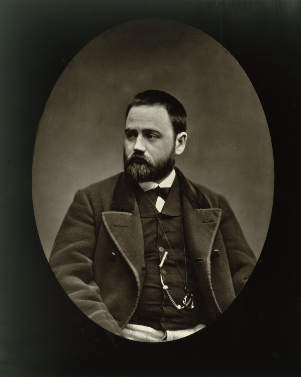 إميل زولا (1840-1902) من "غاليري كونتيمبوراين" ، 1877 بواسطة إتيان كارات