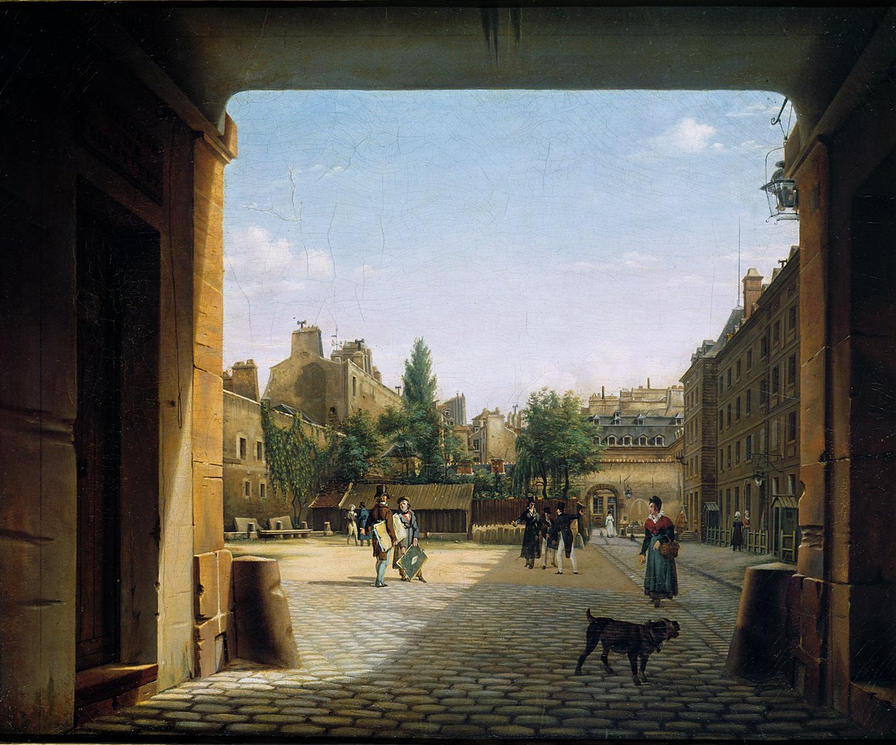 فناء معهد فرنسا ، 1825-1862 بواسطة إتيان بوحوت
