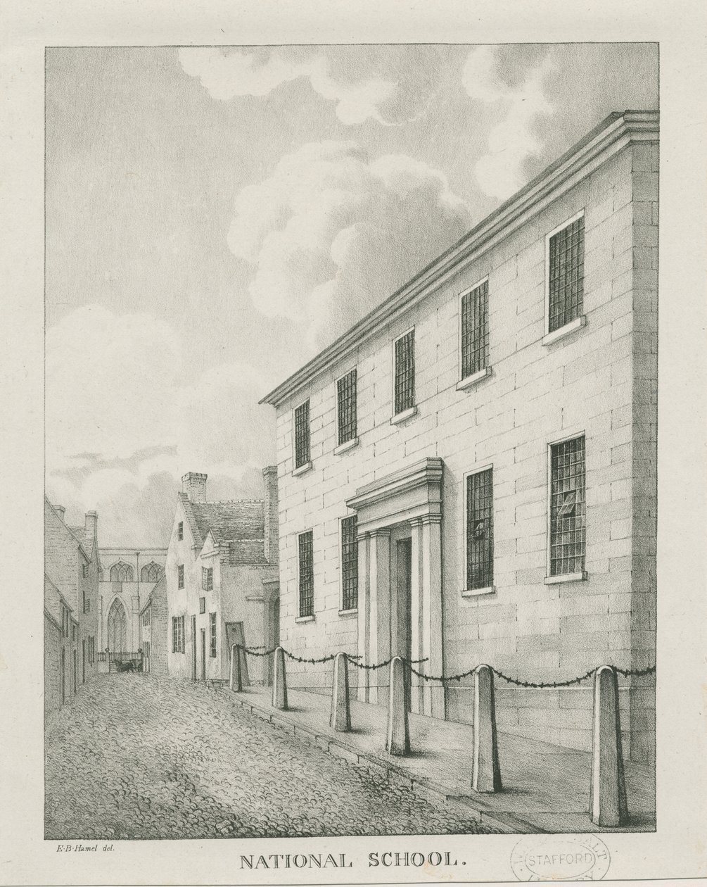 تامورث - المدرسة الوطنية: الطباعة الحجرية ، بدون تاريخ [1796-1865] (مطبوعة) بواسطة إتيان برونو هامل