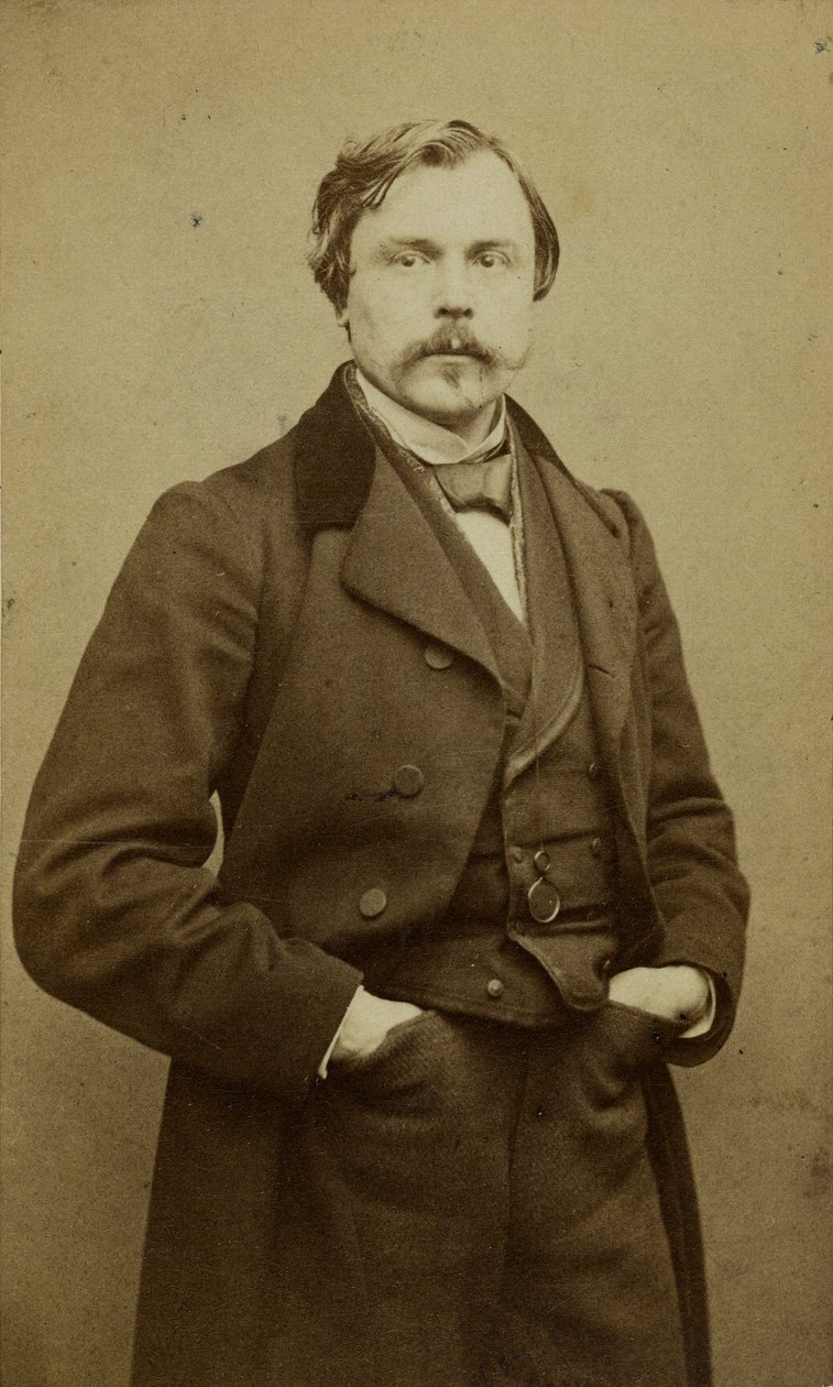صورة إدموند هووت دي جونكور 1822-1896. بواسطة إتيان كارات