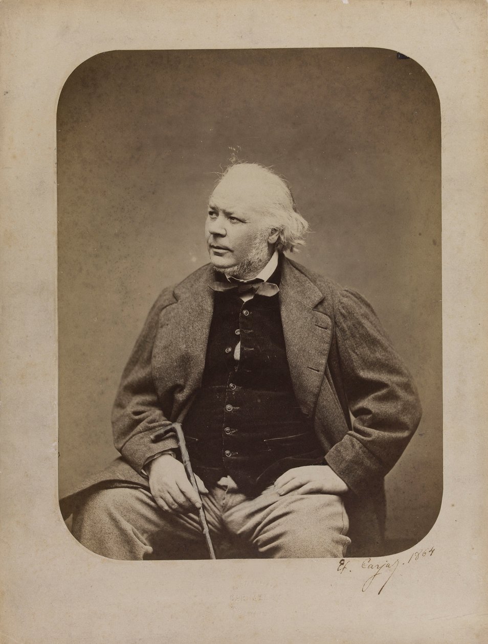 صورة لأونوريه دومير 1808-1879 ، 1864. بواسطة إتيان كارات