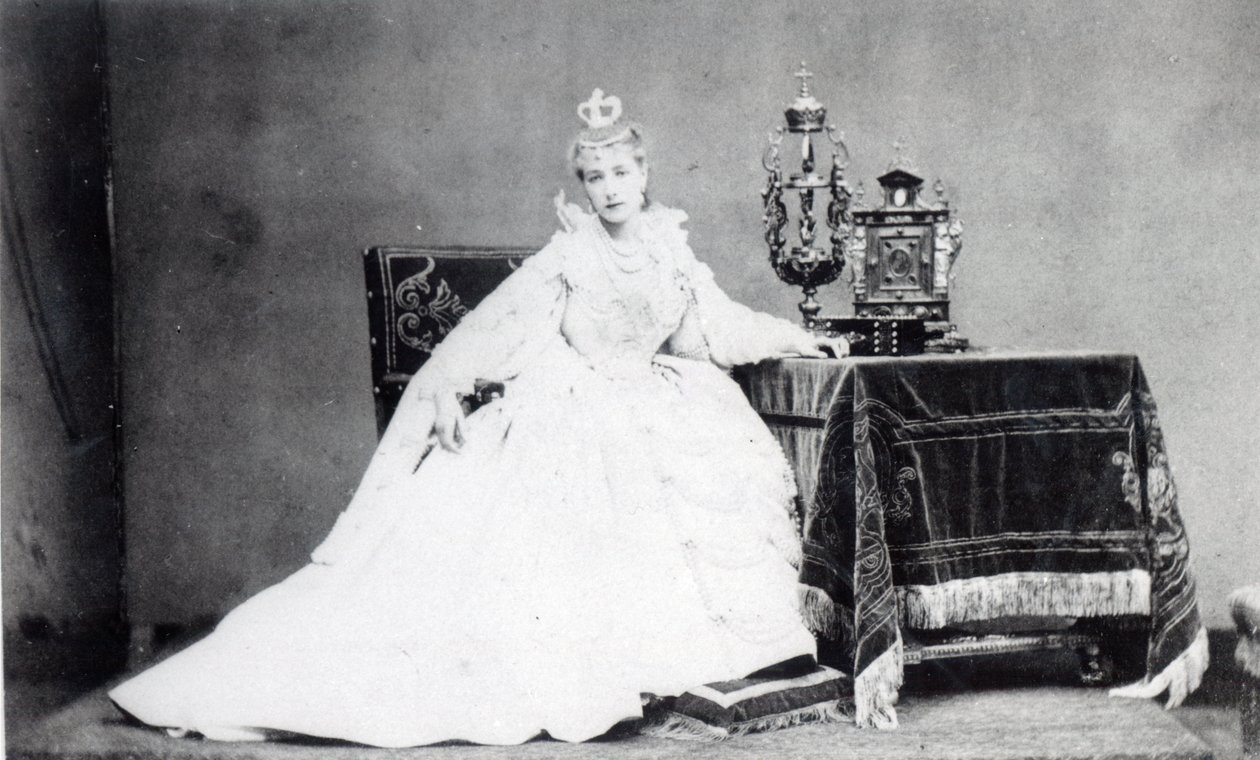سارة برنهاردت (1844-1923) في دور ماري دي نيوبورج في "روي بلاس" بقلم فيكتور هوغو (1802-85) c.1872 بواسطة إتيان كارات