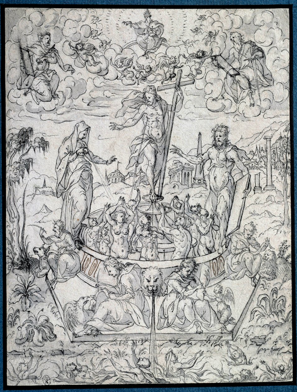 رمزية الدين. رسم إيتيان ديلاون (1518-1583 / 95) في القرن السادس عشر في باريس ، متحف اللوفر بواسطة إتيان ديلون