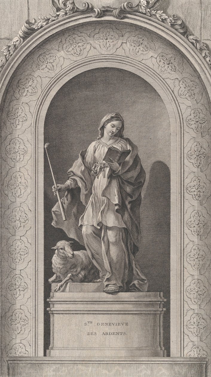 كنيسة اللقطاء في باريس: Sainte Geneviève des Ardents، 1757.، 1757. بواسطة إتيان فيسارد