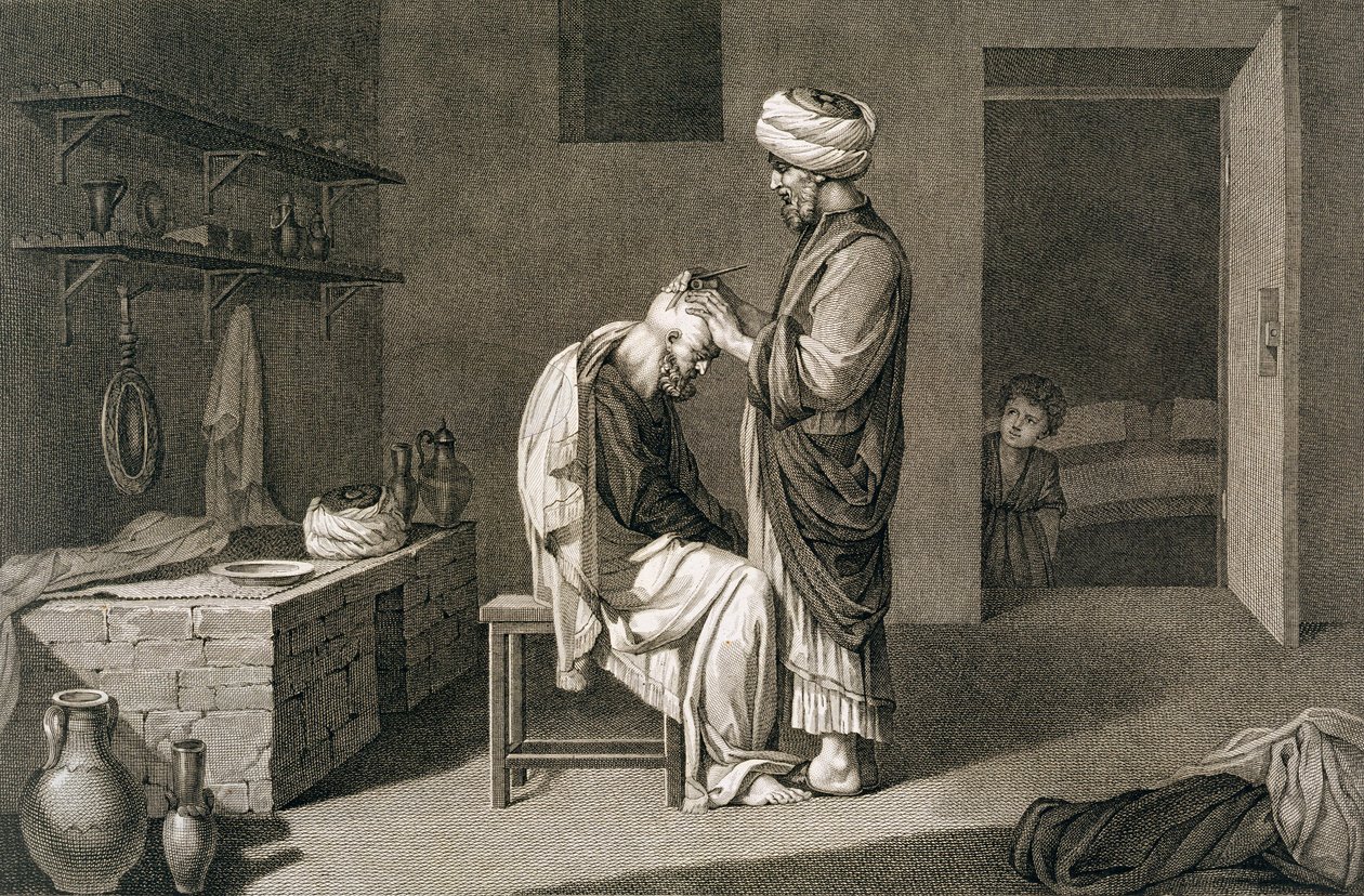 "الحلاق" 1822 بواسطة إتيان فريدريك لينون