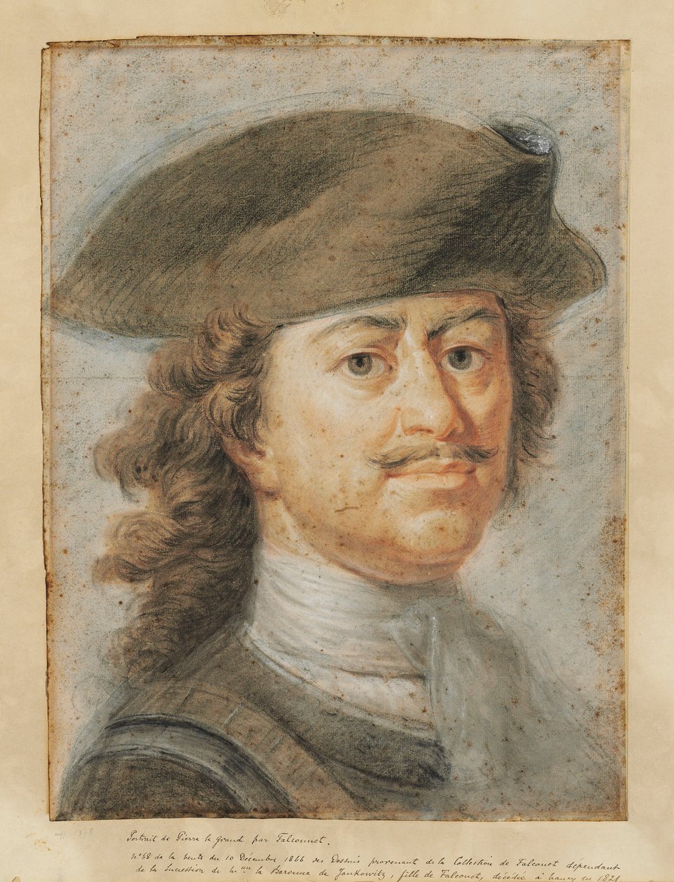 صورة للإمبراطور بطرس الأول 1672-1725. بواسطة إتيان موريس فالكونيت