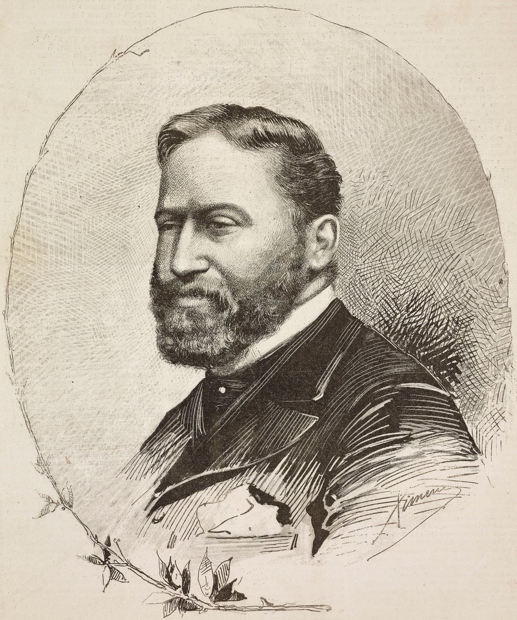 Portrait of Giuseppe De Nittis (1846-1884) بواسطة إيتوري زيمينيس
