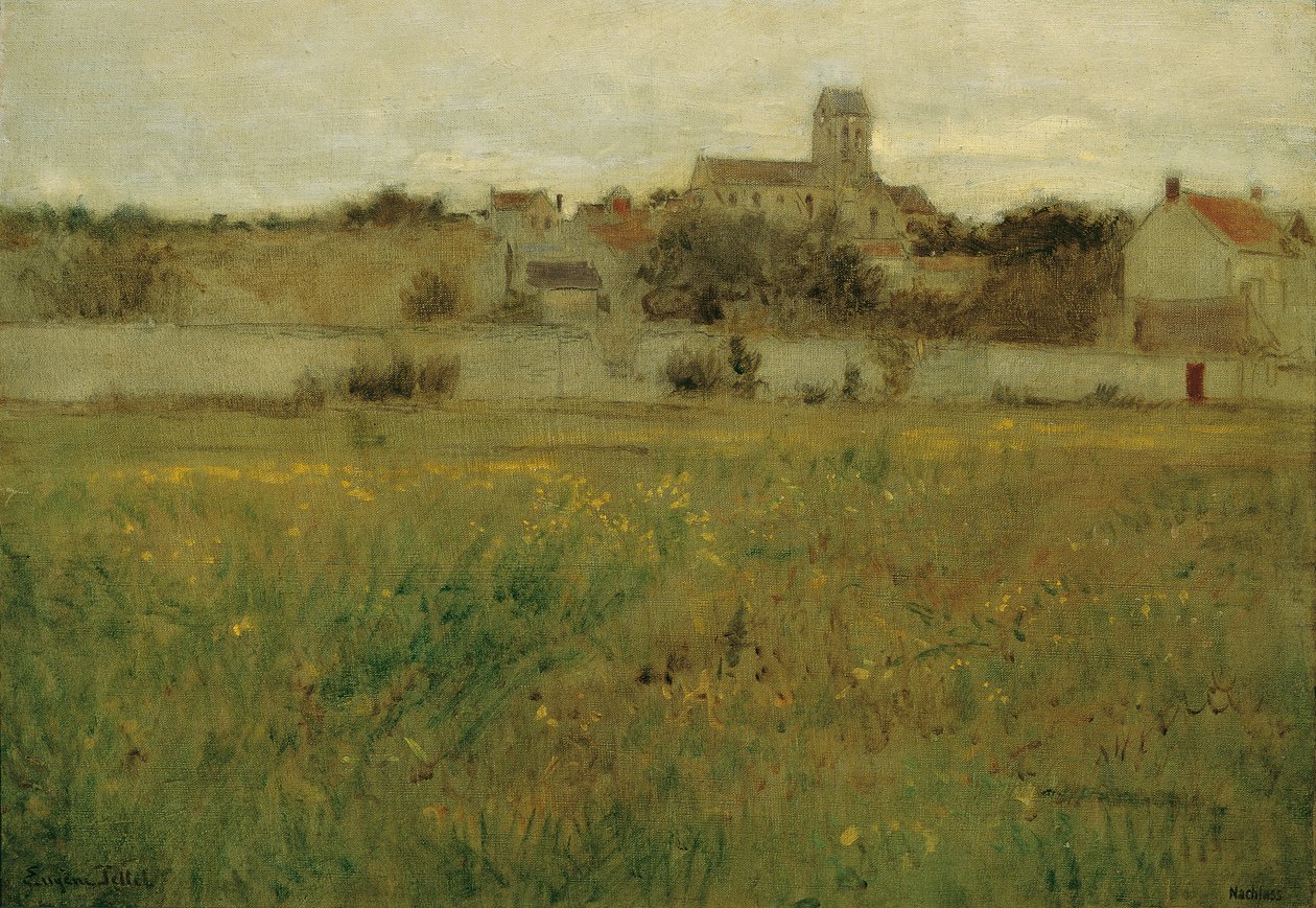 Ansicht von Auvers-sur-Oise بواسطة يوجين جيتيل