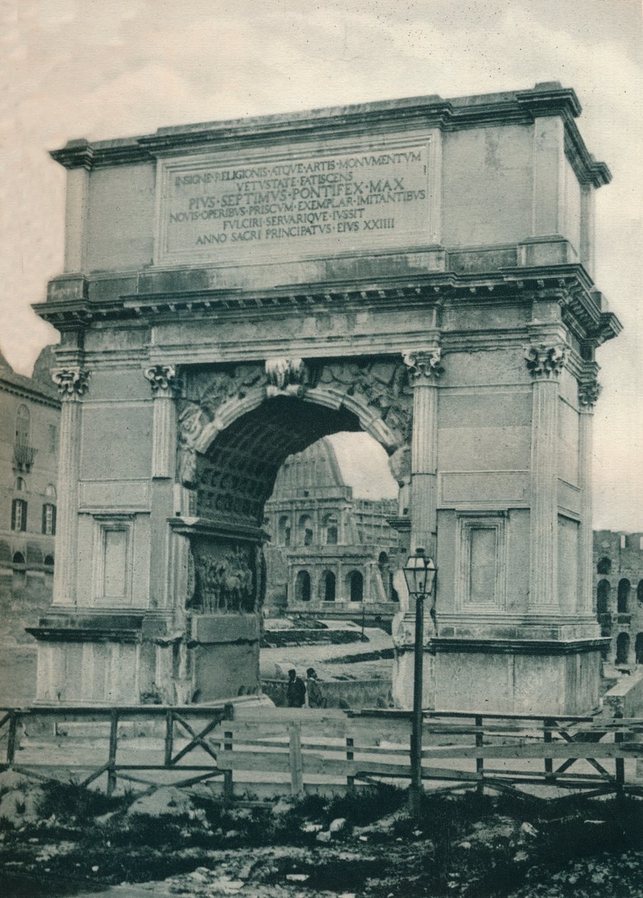 قوس تيتوس ، روما ، إيطاليا ، 1927 بواسطة يوجين بوبيل