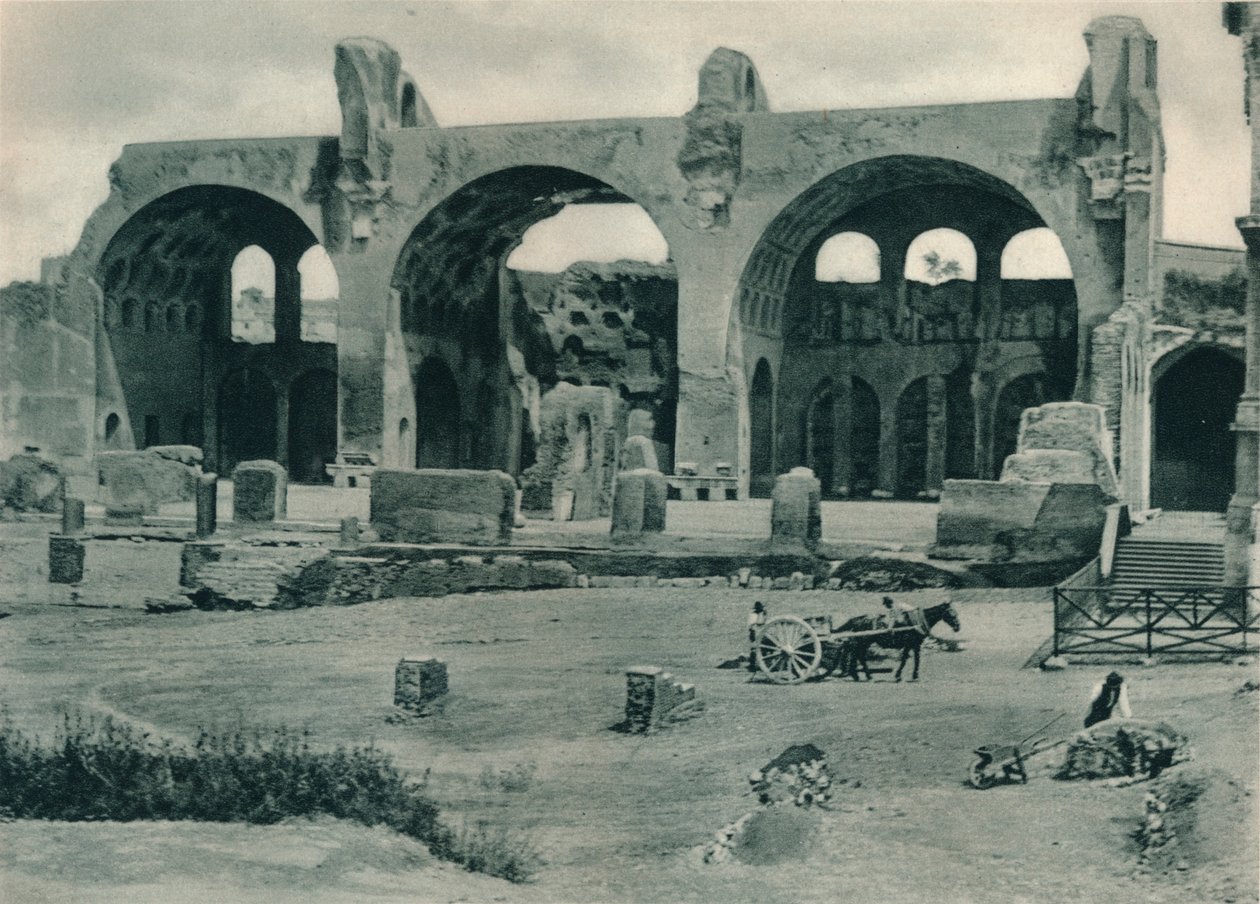 كنيسة ماكسينتيوس وقسنطينة في منتدى رومانوم ، روما ، إيطاليا ، 1927 بواسطة يوجين بوبيل