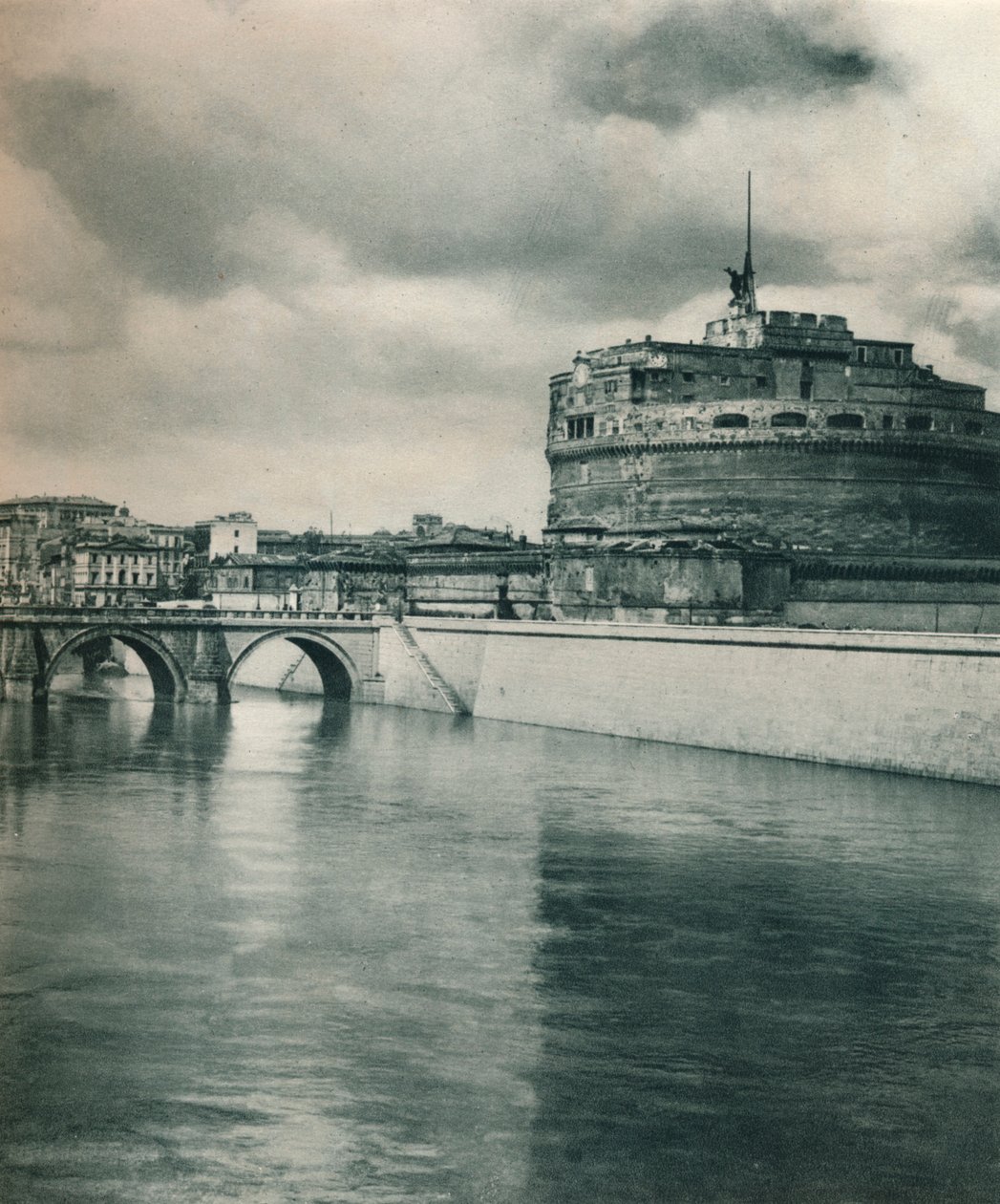 قلعة سانت أنجيلو ، روما ، إيطاليا ، 1927 بواسطة يوجين بوبيل