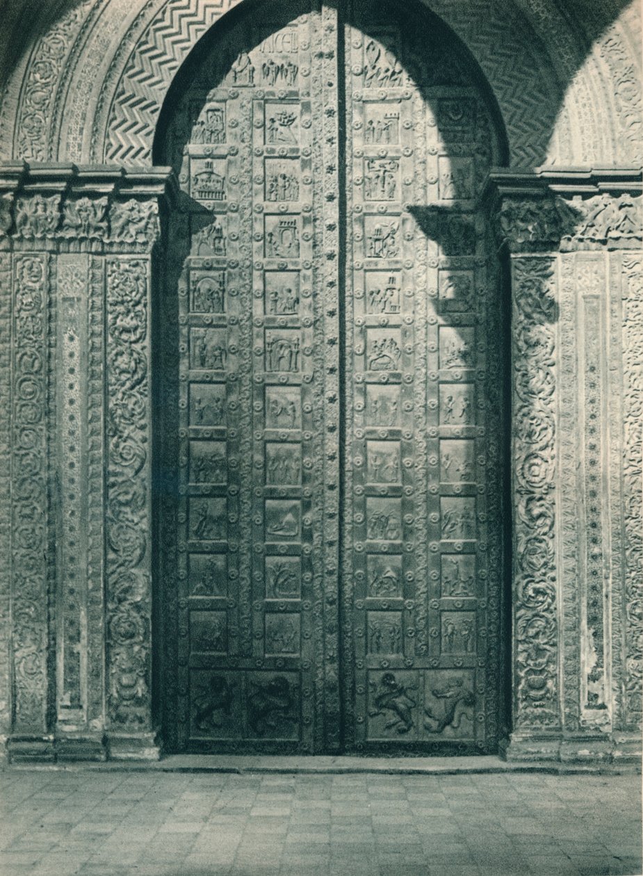 أبواب كاتدرائية مونريالي ، صقلية ، إيطاليا ، 1927 بواسطة يوجين بوبيل