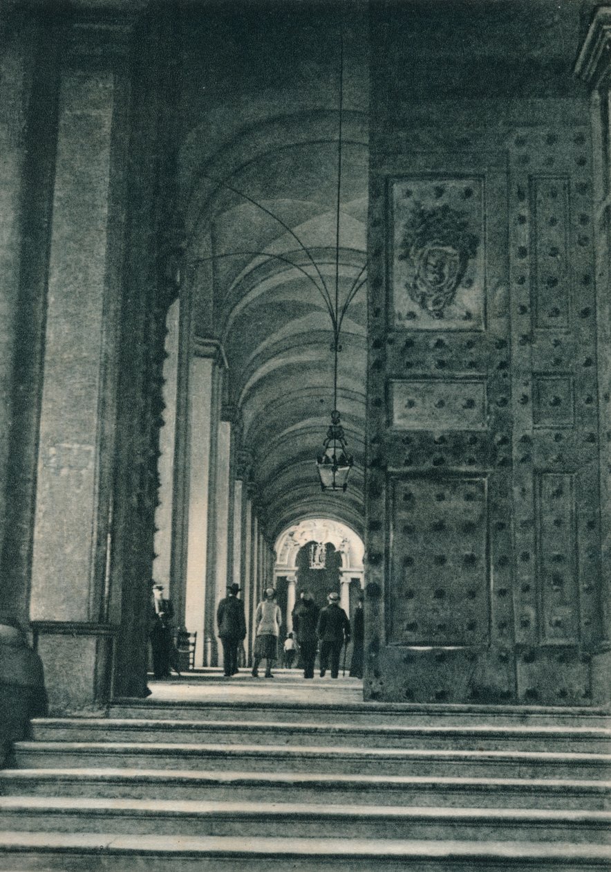 مدخل الفاتيكان من ساحة سانت بيترز ، روما ، إيطاليا ، 1927 بواسطة يوجين بوبيل