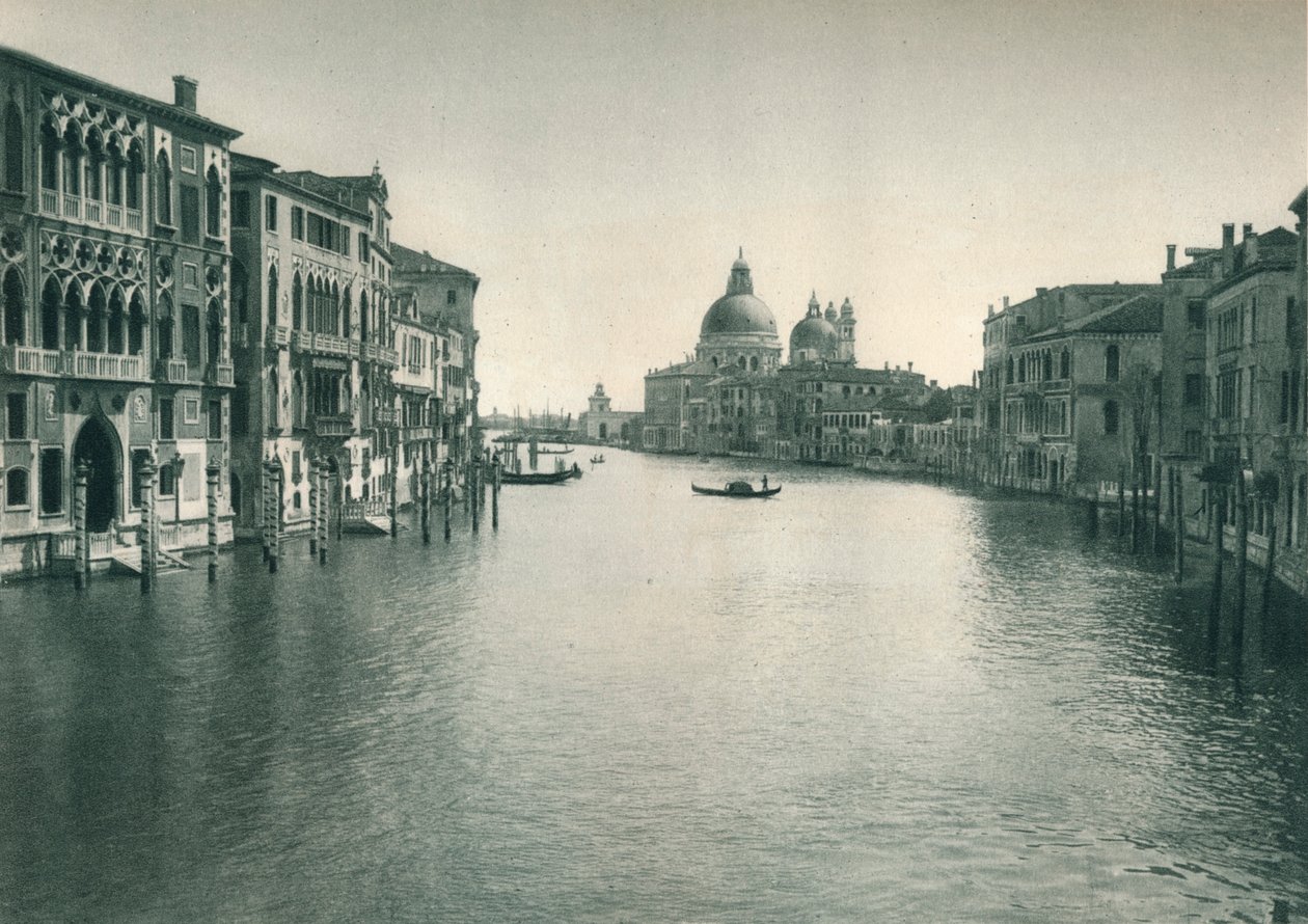 القناة الكبرى وكنيسة سانتا ماريا ديلا سالوت ، البندقية ، إيطاليا ، 1927 بواسطة يوجين بوبيل