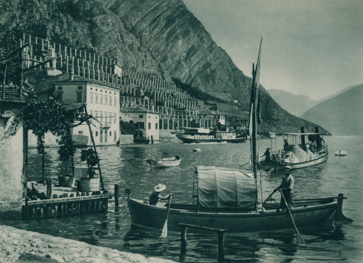 ميناء ليمون سول جاردا ، إيطاليا ، 1927 بواسطة يوجين بوبيل