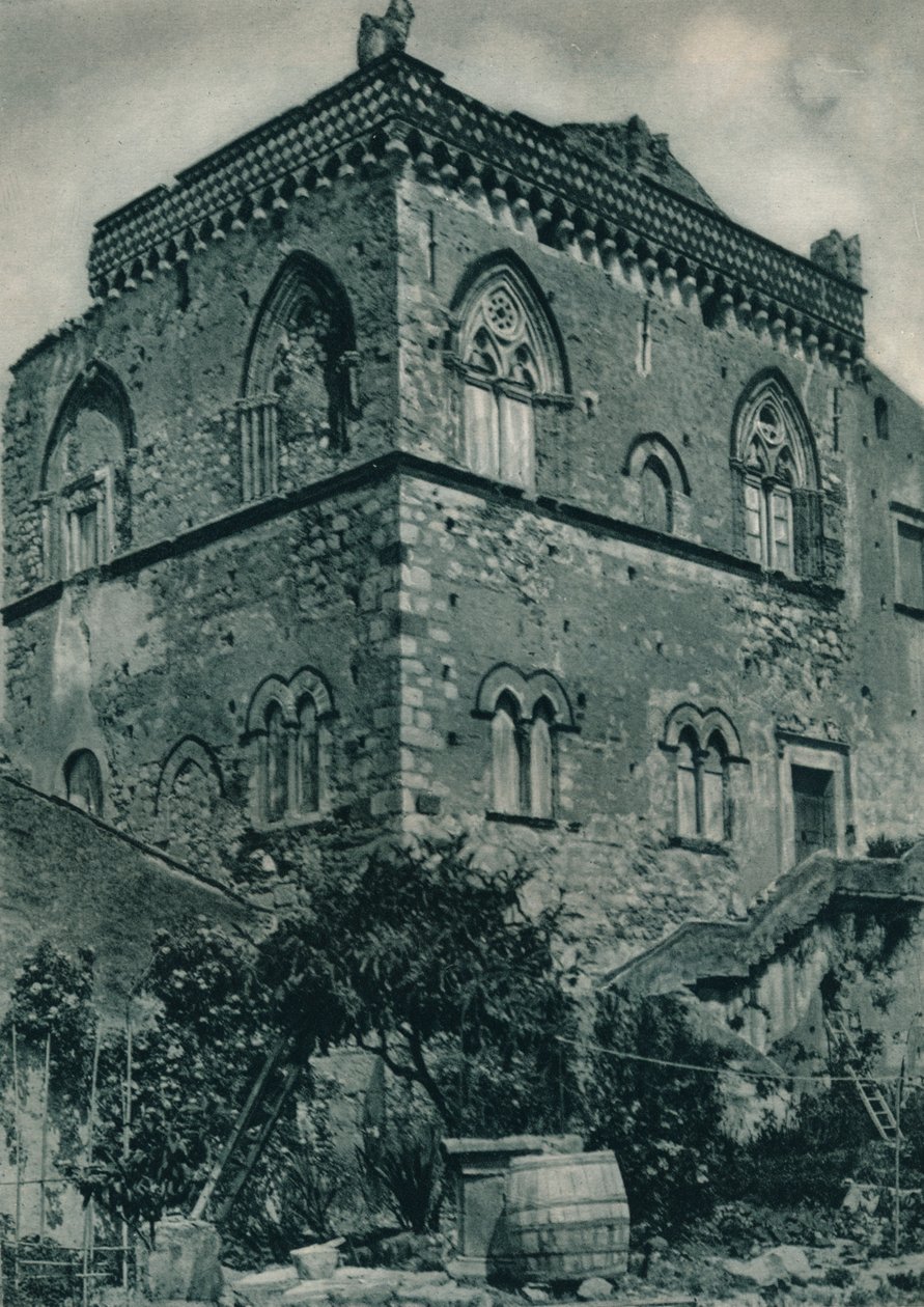 منزل من زمن الحكم الإسلامي ، تاورمينا ، صقلية ، إيطاليا ، 1927 بواسطة يوجين بوبيل