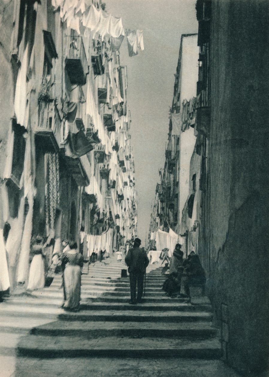 شارع في الضواحي ، نابولي ، إيطاليا ، 1927 بواسطة يوجين بوبيل