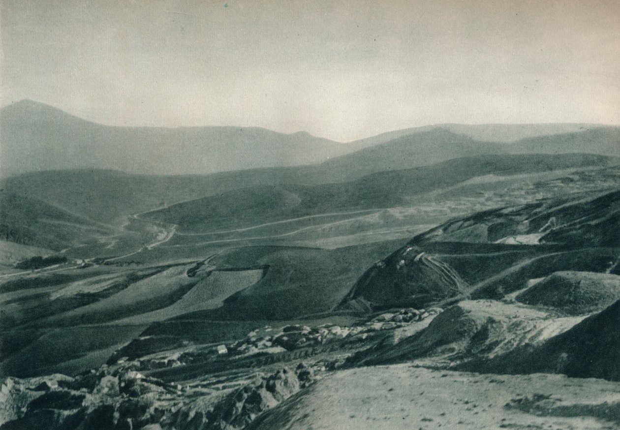منظر لمناجم الكبريت ، أجريجينتو ، صقلية ، إيطاليا ، 1927 بواسطة يوجين بوبيل