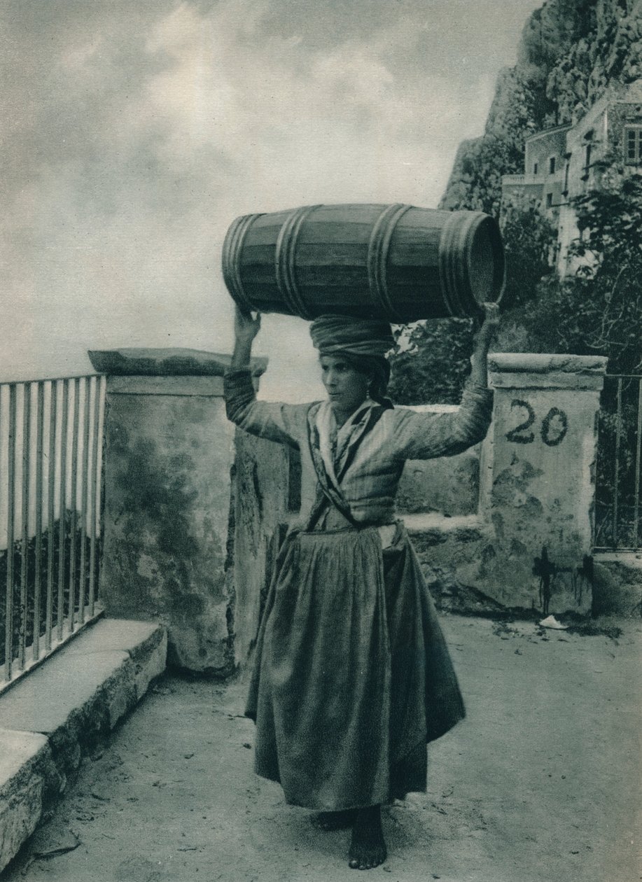حامل الماء ، كابري ، إيطاليا ، 1927 بواسطة يوجين بوبيل