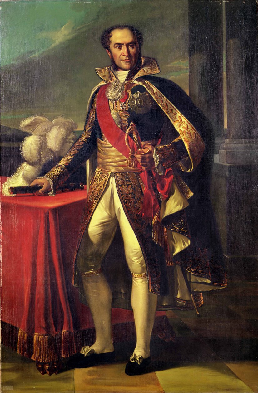 غيوم برون (1763-1815) بعد لوحة ماري جيلهيلمين بينويست (1768-1826) بواسطة يوجين باتايل