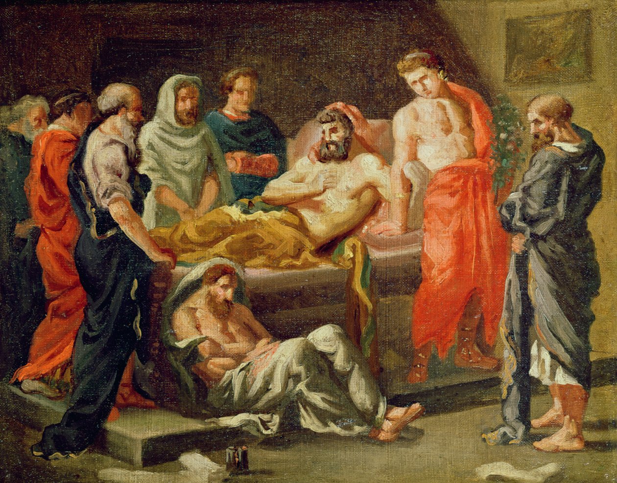وفاة ماركوس أوريليوس (رسم) ، ج .1843 بواسطة فرديناند فيكتور يوجين ديلاكروا
