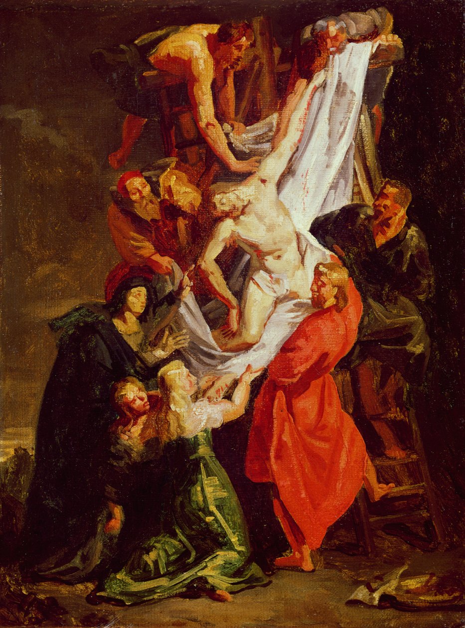 النسب من الصليب ، ج .1843 بواسطة فرديناند فيكتور يوجين ديلاكروا