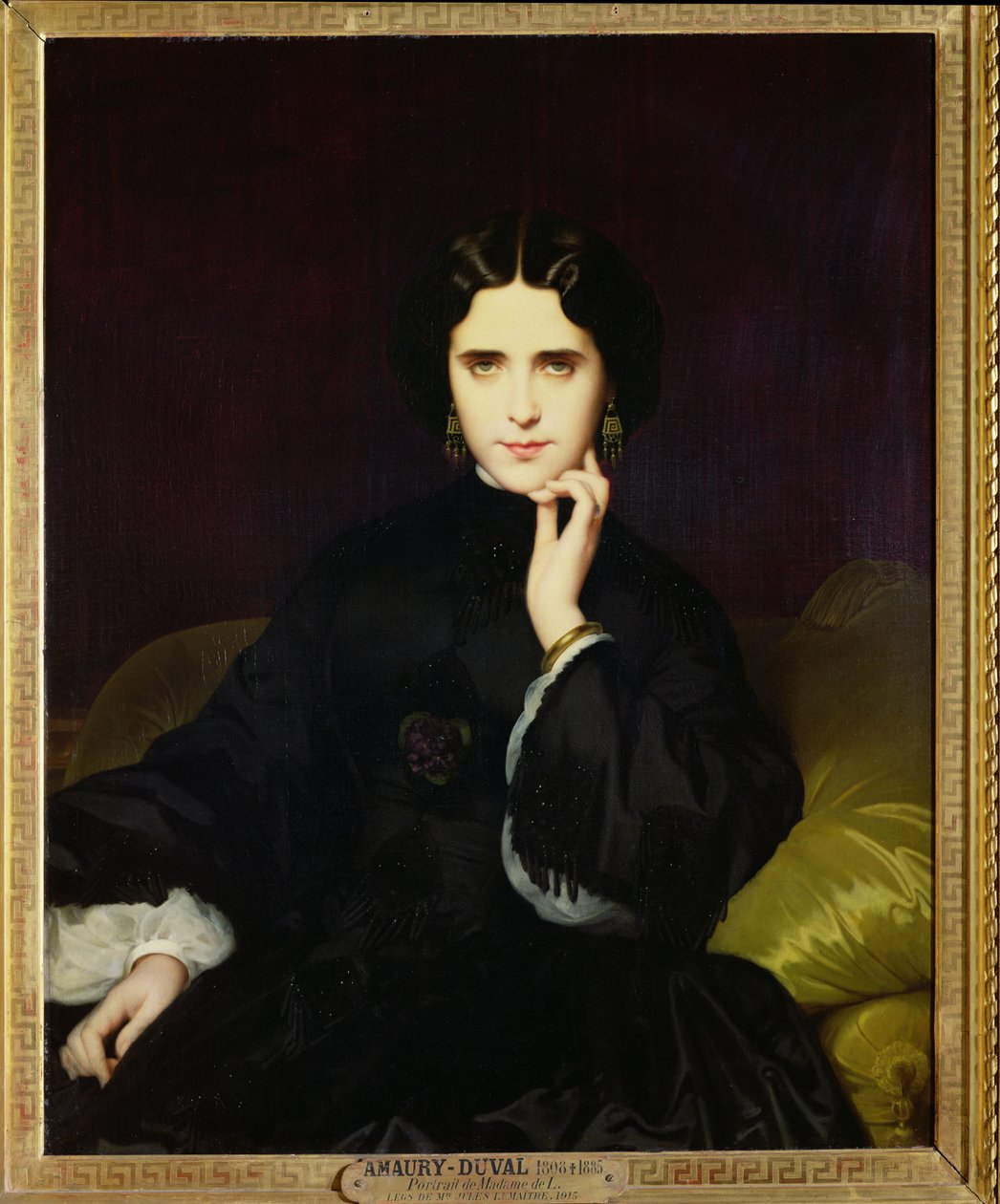 صورة لجين دي تورباي (1837-1908) 1862 بواسطة يوجين إيمانويل أماوري دوفال