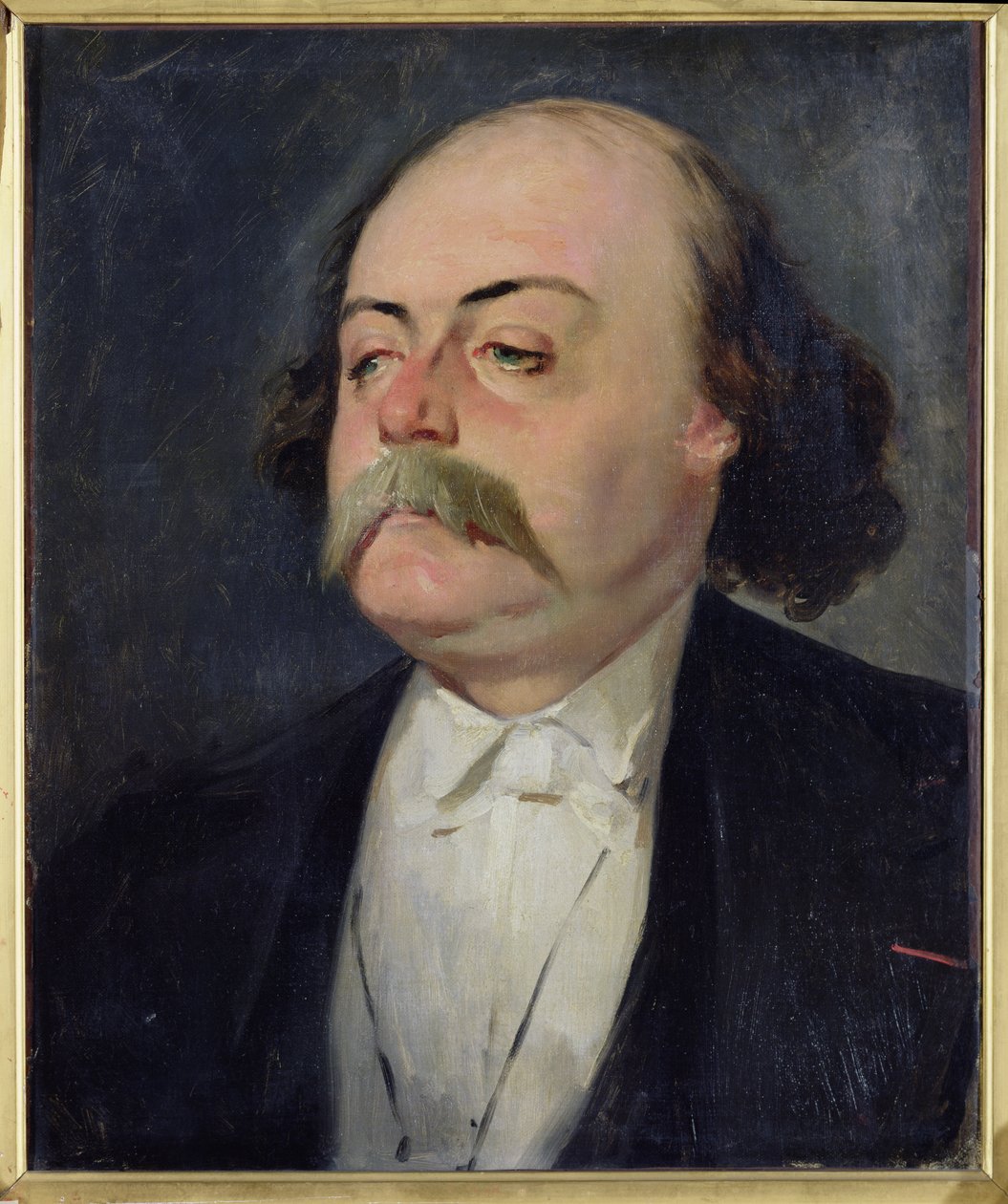 صورة غوستاف فلوبير (1821-1880) 1868-81 بواسطة بيير فرانسوا يوجين جيرود
